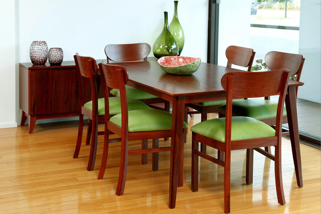 Oslo Danish Design Inspired Jarrah Dining Table and Suite