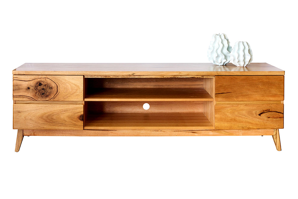 Bespoke Furniture Gallery Solid Wood Timber Lowline TV Units Marri Jarrah Ash Oak Perth WA