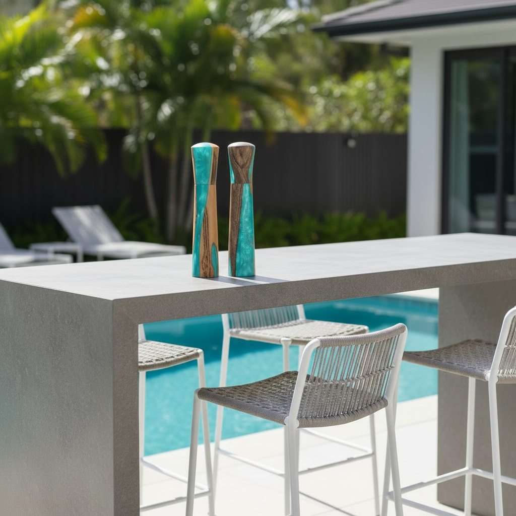 Grinders - Marri/Green Resin