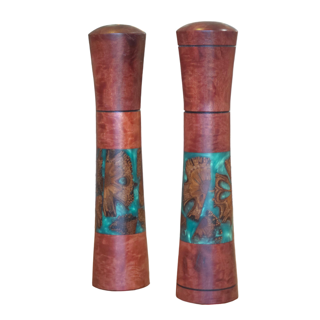 Grinders - Jarrah/Banksia Nut/Green Resin