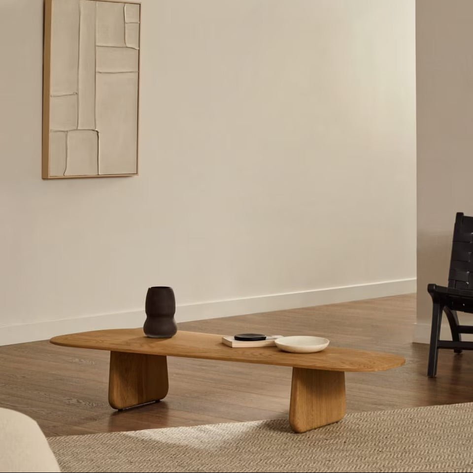 Pirco Coffee Table - Oak/Natural | Bespoke Furniture Gallery Perth