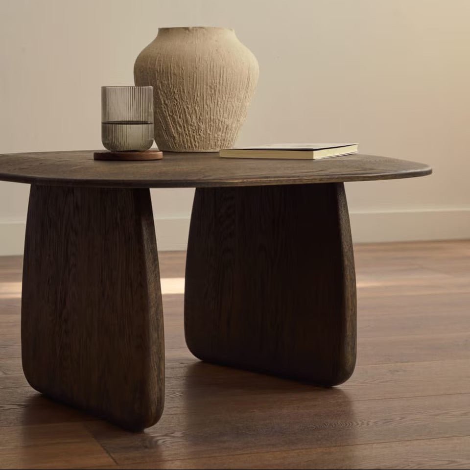 Pirco Side Table - Oak/Dark Finish | Bespoke Furniture Gallery Perth