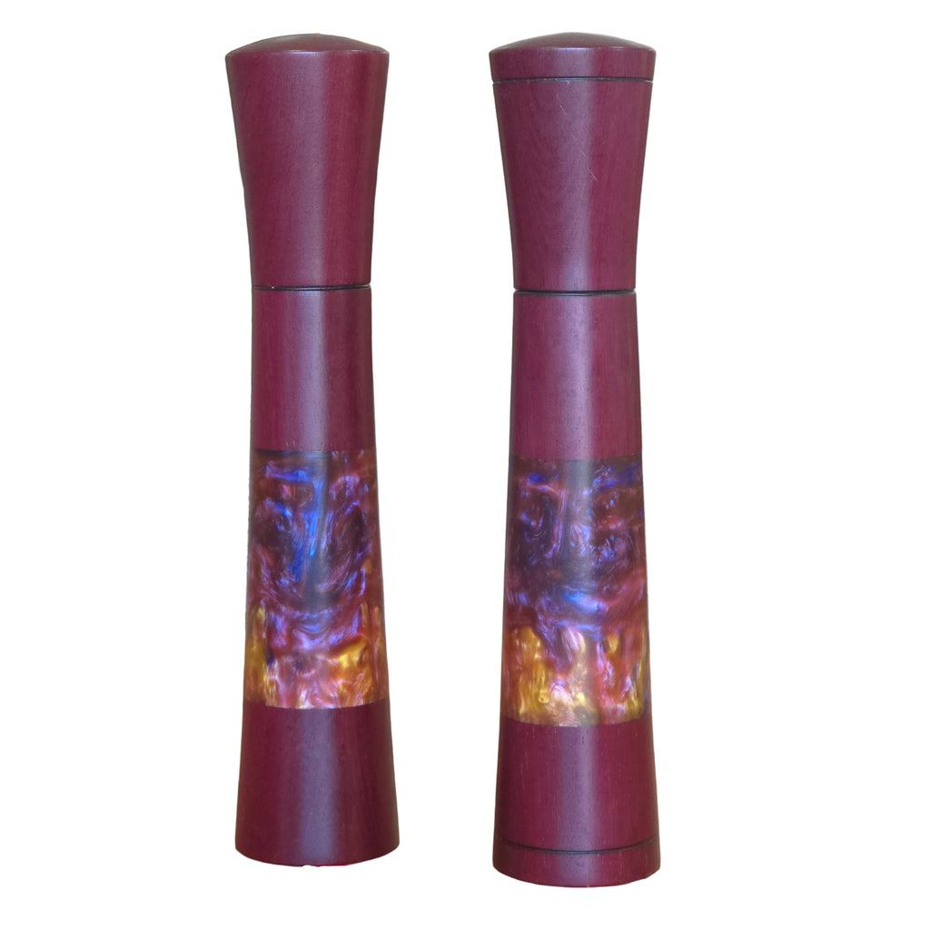 Grinders- Jarrah/Purple & Yellow Resin