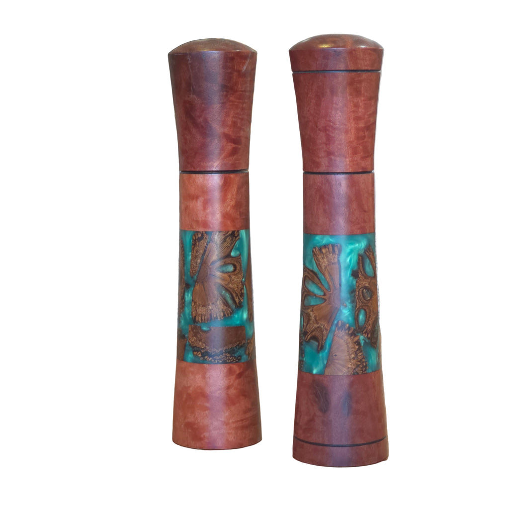 Grinders - Jarrah/Banksia Nut/Green Resin