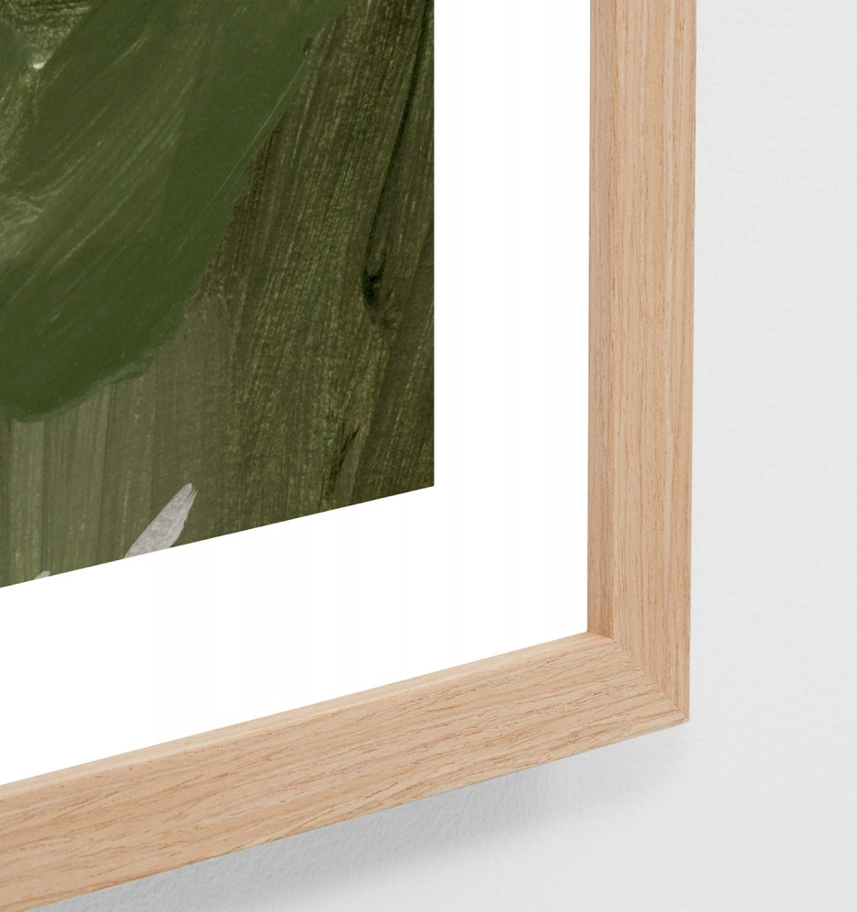 Country Meadow Green- Framed Glass