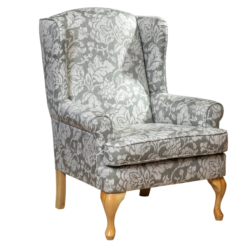 Buckley Wingback Chair - Choose Your Fabric