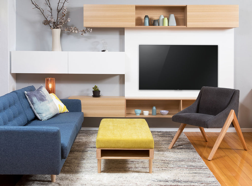 The Apartment Floating Lacquer & Timber TV Wall Unit