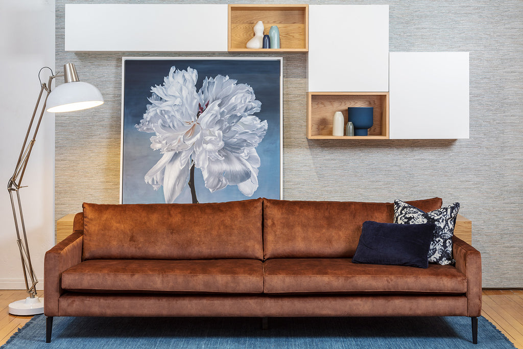 Angelo Fabric Sofa Lounge 4 Seater Custom Perth WA Bespoke Furniture Gallery