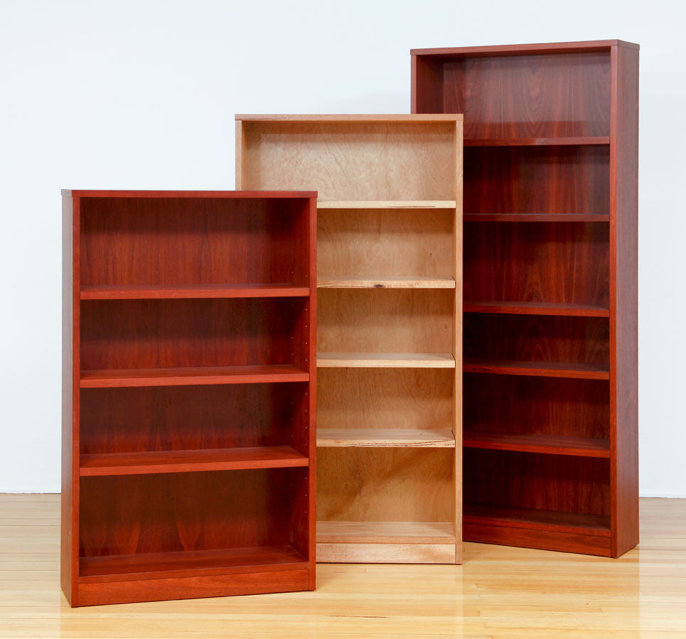 Concept Timber Bookcases Custom Marri & Jarrah, Made in WA, Perth