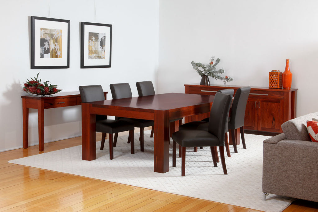 The Classic Solid Jarrah Dining Suite Table & Buffet - WA Made