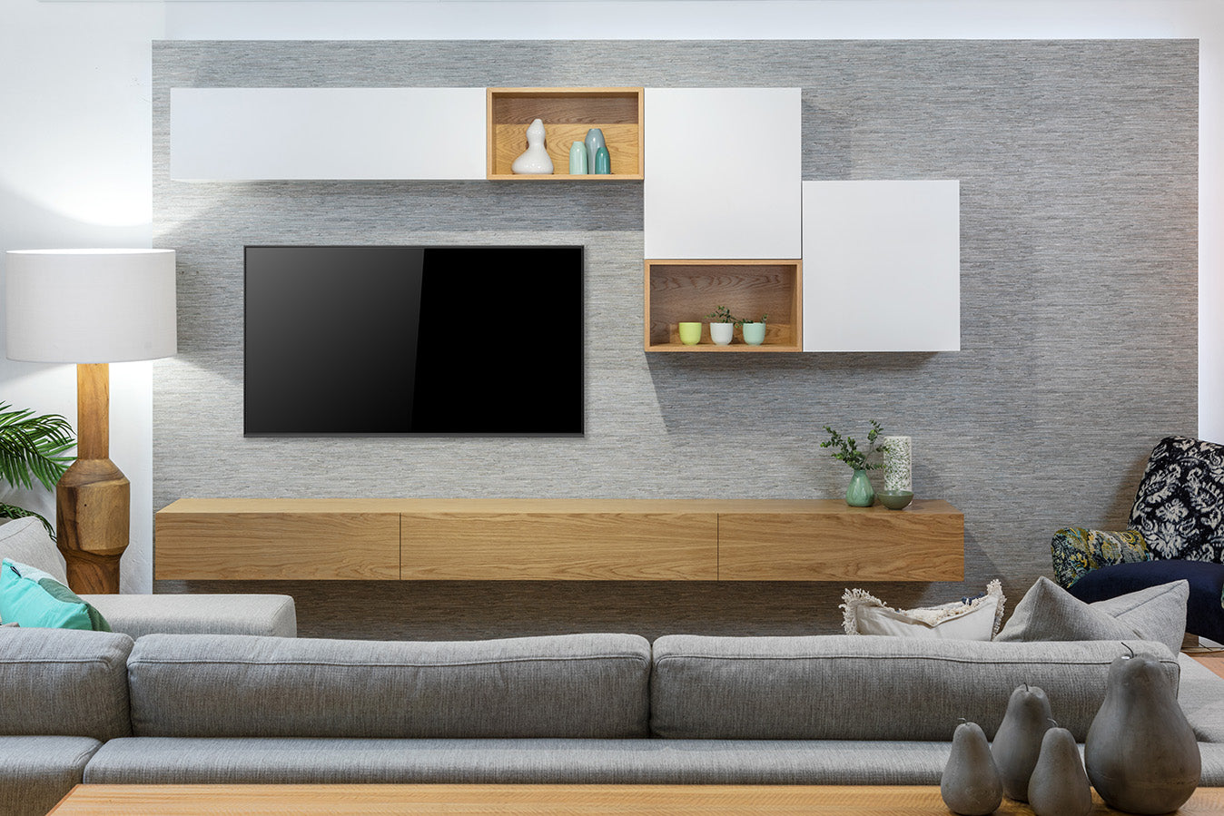 Timber wall unit sale