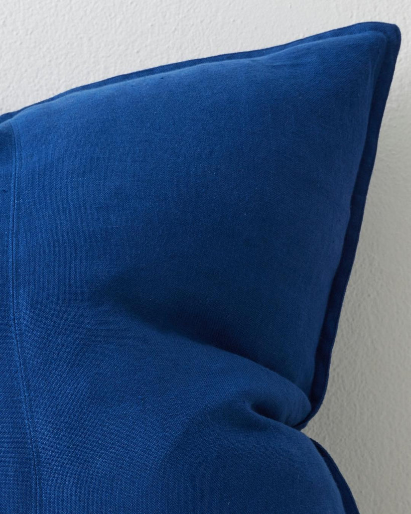 Como Cushion - Cobalt/Linen