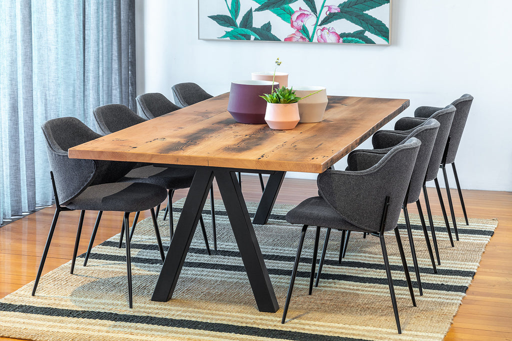 Vector Dining Table - Recycled Oregon