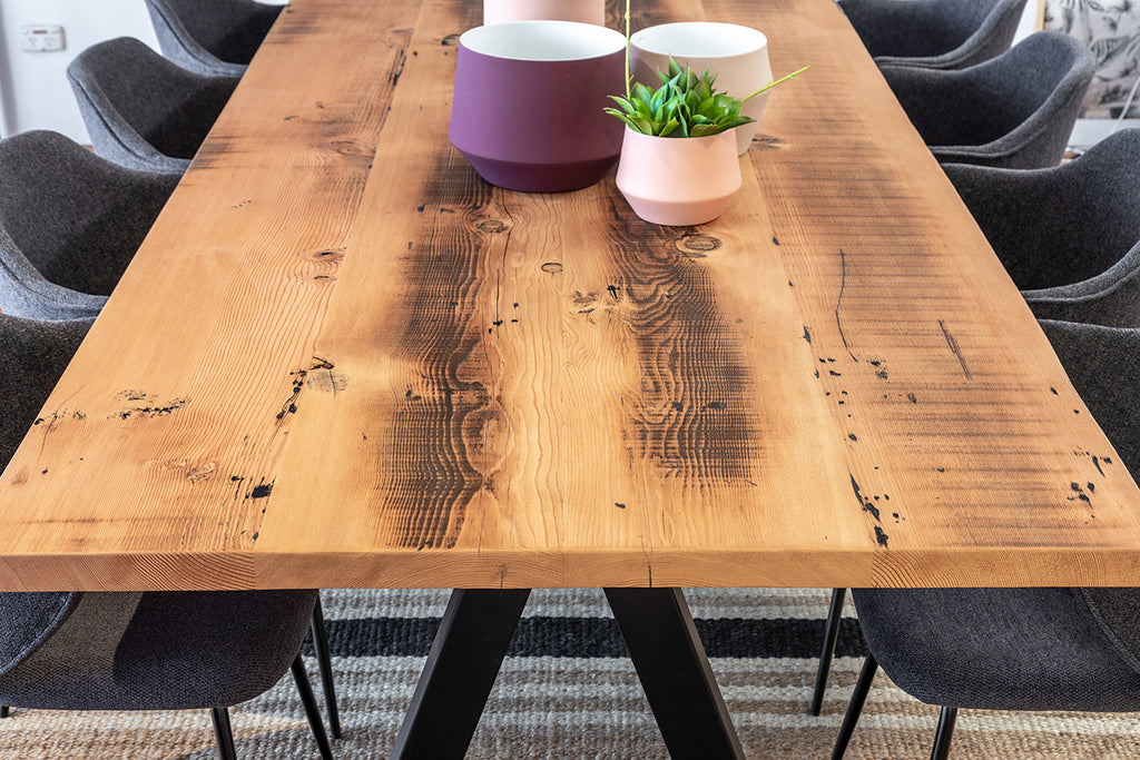 Vector Dining Table - Recycled Oregon