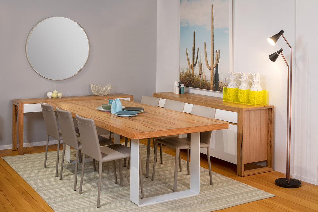 Spectrum Dining Table - Stainless Steel Base
